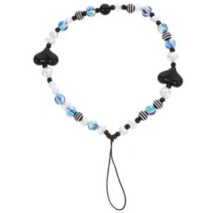Perlenherz Telefon Charme Telefon Lanyard Armband Handy Kettenband für Frauen - Zdjęcie 1 z 12