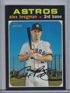 ALEX BREGMAN 2020 Topps Heritage SP #453 (G7330)