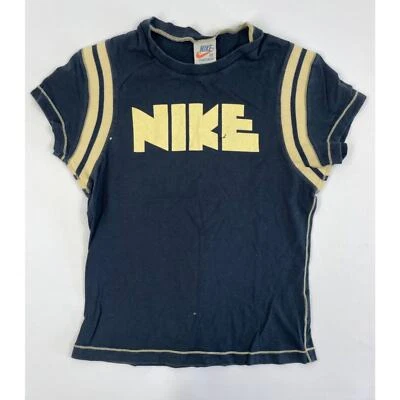 Very Rare Nike Vintage Cropped Athletic Shirt 70's 80's Single Stitch Sm / Med - Image 1 of 4