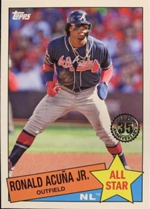 Inserto All-Star 2020 Topps Serie 2 1985 85AS-39 Ronald Acuña Jr Braves - Imagen 1 de 1