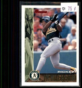 1995 Bowman Rickey Henderson Oakland Athletics #316