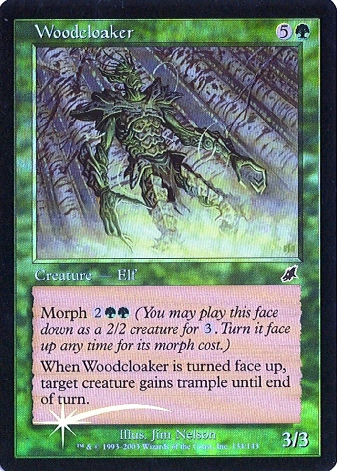 MTG - Scourge - Woodcloaker - Foil - NM+ - Image 1 of 1