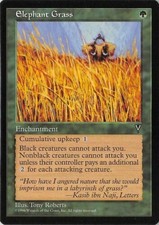 MtG x1 Elephant Grass Visions - Magic the Gathering Card - MP