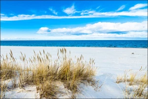 VLIES FOTOTAPETE Tapeten Wandbilder XXL Strand Meer Himmel Dünen 322 - Bild 1 von 5