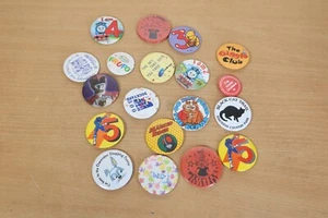 Vintage Badges Birthday Cartoon Retro Pins Thomas Power Rangers Masked Rider LOT - Foto 1 di 13