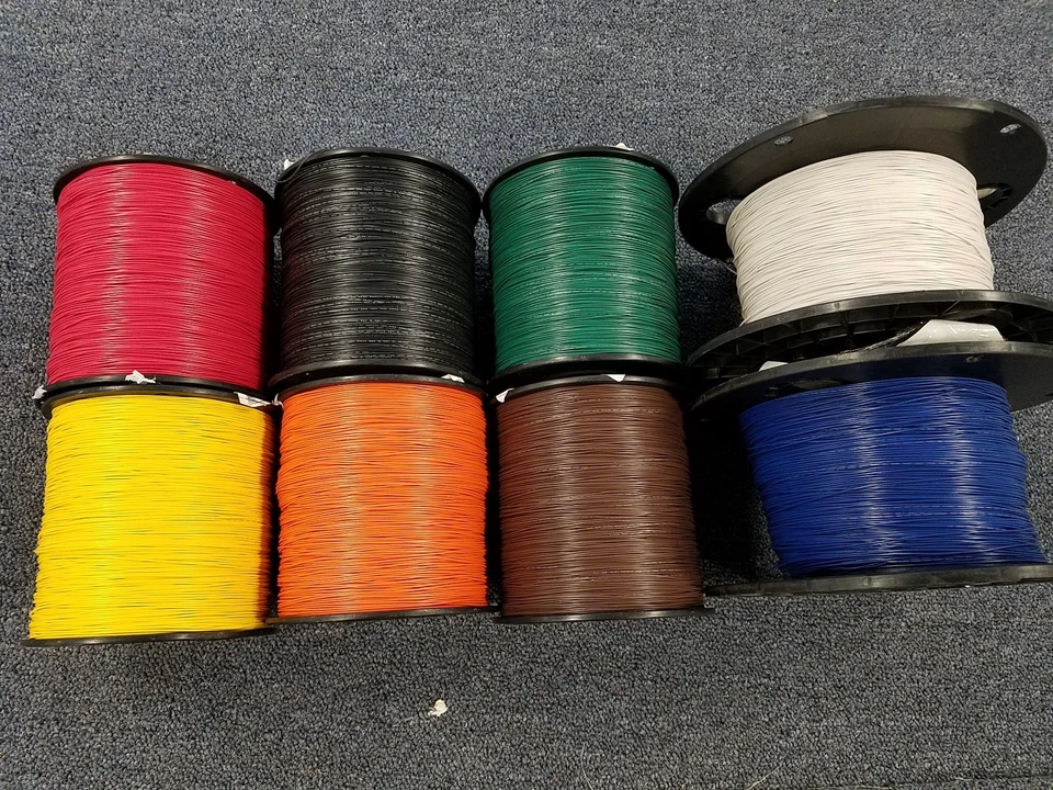 24 AWG Gauge Stranded Hook Up Wire Kit 100 ft Ea REELS 8 Color UL1007 300 Volt - Image 1 of 1