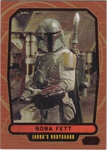 STAR WARS GALACTIC FILES SERIES 2 RED PARALLEL BASE #474 BOBA FETT #'D 24/35