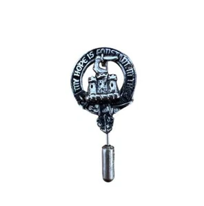 MacDonald of Clanranald Clan Crest Pewter Cap Lapel Tie Pin - Picture 1 of 1