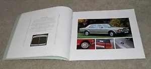 Bentley Range Brochure 1992 - Eight Mulsanne S Turbo R Continental - UK Market - Picture 1 of 5
