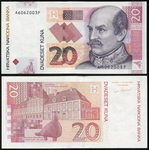 Croatia - 20 Kuna 2001 UNC P. 39a Lemberg-Zp - Picture 1 of 1