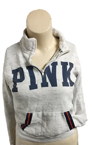 VS-PINK Women's Pullover Sweatshirt Gray Heathered Terry Inner size XS #PS2 - Picture 1 of 5