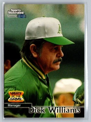 1999 Sports Illustrated Greats of the Game #89 Dick Williams - Image 1 of 2