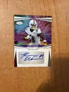 2025 Sage High Series Football - Kenneth Womack - #A-KW2 Prospect Auto - Picture 1 of 6