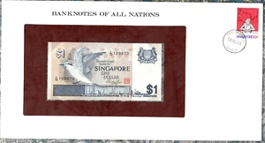 Banknotes of All Nations Singapore P 9 1 Dollar 1976 Prefix E/32 109670 - Picture 1 of 3