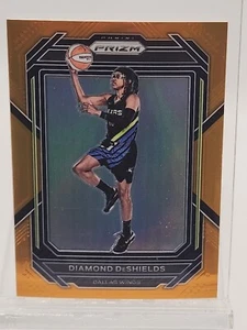2023 Panini Prizm WNBA Diamond Deshields No. 119 Orange Prizm /99 Wings - Picture 1 of 5