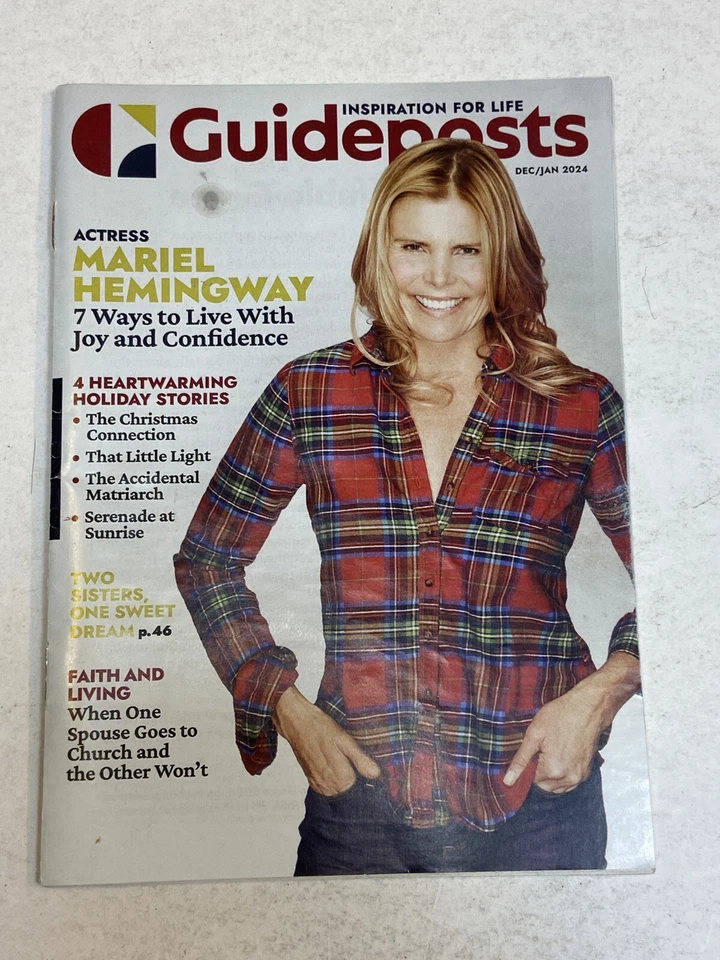 Guideposts Magazine Dec 2023 Jan 2024 Mariel Hemingway Spouses Church Christmas - Image 1 of 1