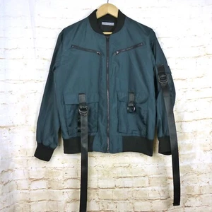 Chaqueta de bombardero Carmar para hombre XS azul nailon correas utilitarias ropa técnica táctica Gorpcore - Imagen 1 de 14