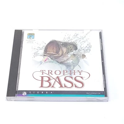SIERRA Trophy Bass Sports Fishing (PC, 1998) Game Complete CD-ROM - Image 1 of 4