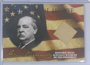 Grover Cleveland 2020 una palabra del presidente potus firmado documento reliquia corte - Imagen 1 de 5
