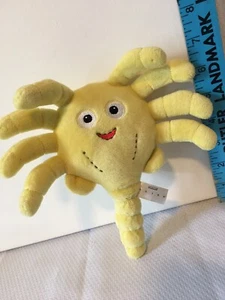 Phunny Plush Alien Face Hugger Yellow 8" Plush Stuffed Figure Toy Kidrobot 2015 - Picture 1 of 11