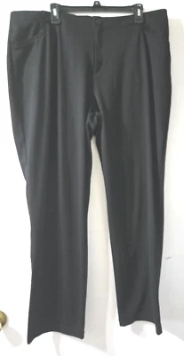 Pantalones de vestir All So Comfy Black Riders by Lee Indigo talla 20W M tejidos Foto 1 de 4