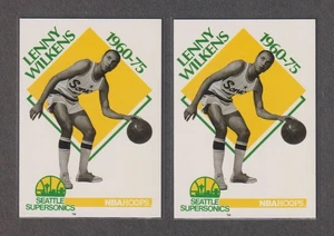 TWO (2) 1990-91 NBA Hoops - #349 Lenny Wilkens NBA HOF Card Lot - Picture 1 of 2