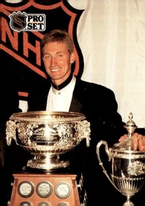 1991 Pro Set Hockey #324 Wayne Gretzky - Picture 1 of 2