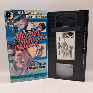 MURDER ON THE MIDNIGHT EXPRESS (VHS, 1975) Judy Geeson - Picture 1 of 14