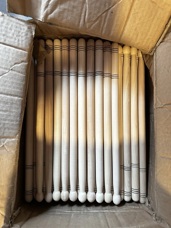 12 Pares De Baquetas Temo - Algodoncillo Cola De Avispa Banda/Tamborazo Foto 1 de 1