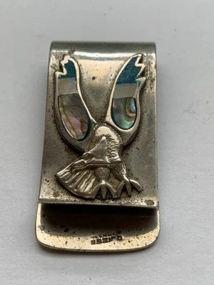 Vintage Made in Mexico Money Clip with Eagle - Image 1 of 4