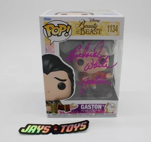 Funko Pop! Disney Beauty and the Beast #1134 Gaston Signed by Richard White - Picture 1 of 8