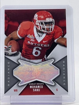 MOHAMED SANU 2012 UPPER DECK SPX FINITE ROOKIES RADIANCE RC /50 Q1318 - Image 1 of 2