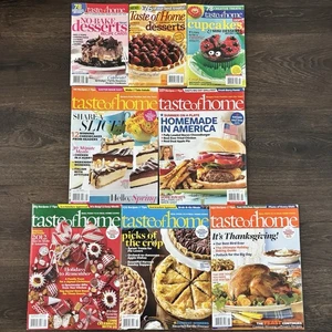 Lot of 8 Taste of Home Magazines Holiday Dessert Thanksgiving Spring Baking  - Picture 1 of 17