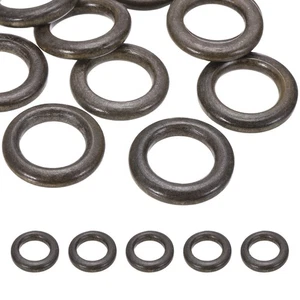 35 mm Naturholzringe, 10er Pack Holzring runde Verbindungsringe, kaffeebraun - Bild 1 von 8