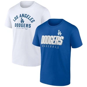 Men's Fanatics Royal/White Los Angeles Dodgers Player Pack T-Shirt Combo Set - Picture 1 of 5