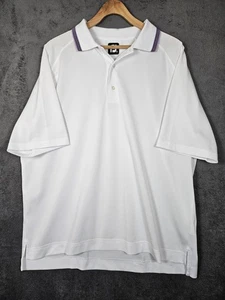 FootJoy Golf Polo White Men's Size XXL - Picture 1 of 15