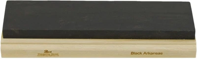 Arkansas Sharpening Stone Set - Wood Mounted 8" - Image 1 of 4