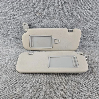 2012-2017 Hyundai Accent Driver Passenger Sun Visor Set Gray Vinyl OEM - Image 1 of 4