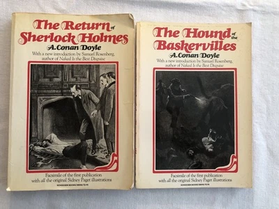 Sherlock Holmes Facsimile Ed. Lot: Return of Sherlock/Hound of the Baskervilles - Image 1 of 4