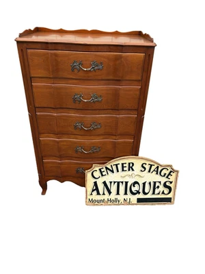 67137 JOHN  WIDDICOMB Cherry High Chest Dresser - Image 1 of 4