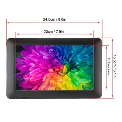 9in Portable Digital TV Rechargeable Battery Powered Television with Remote Con - Image 1 of 4