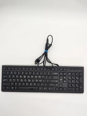 Teclado Lenovo KB4721 USB de bajo perfil tamaño completo con cable negro - probado y funcionando  Foto 1 de 2
