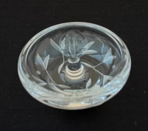 Lenox Opal Unschuld handgeschliffen Voll Bleischliff Kristall Ringhalter Glas Ring Halter - Bild 1 von 4