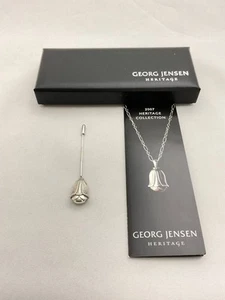 GEORG JENSEN 2007 Anstecknadel Brosche 925 Sterling Silber #469 - Bild 1 von 6