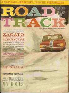 Road & Track 1961 Dec alfa romeo austin zagato porsche - Bild 1 von 1