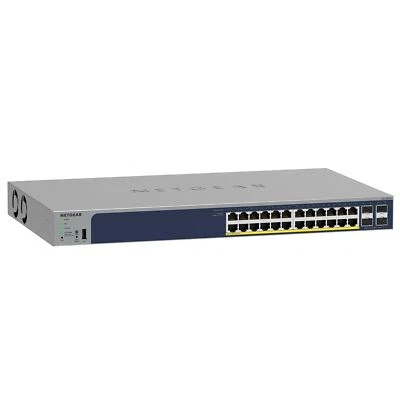Netgear GS728TPP-300NAS 24 Port Gigabit Smart Managed PoE+ Switch 380W 4 SFP - Image 1 of 2