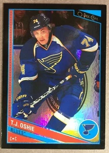 2013-14 O-Pee-Chee Black Parallel #100 T.J. Oshie St. Louis Blues 36/100 - Bild 1 von 2