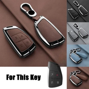 Zinc Alloy Leather Car Key Case Cover For Buick Envision Avenir For GMC Yukon - Picture 1 of 21