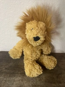 Jellycat London Mumble Lion Plush Stuffed Animal 9 Inch Baby Lovey Golden Brown - Picture 1 of 4