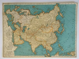 1942 Antique Map of Asia - Picture 1 of 1